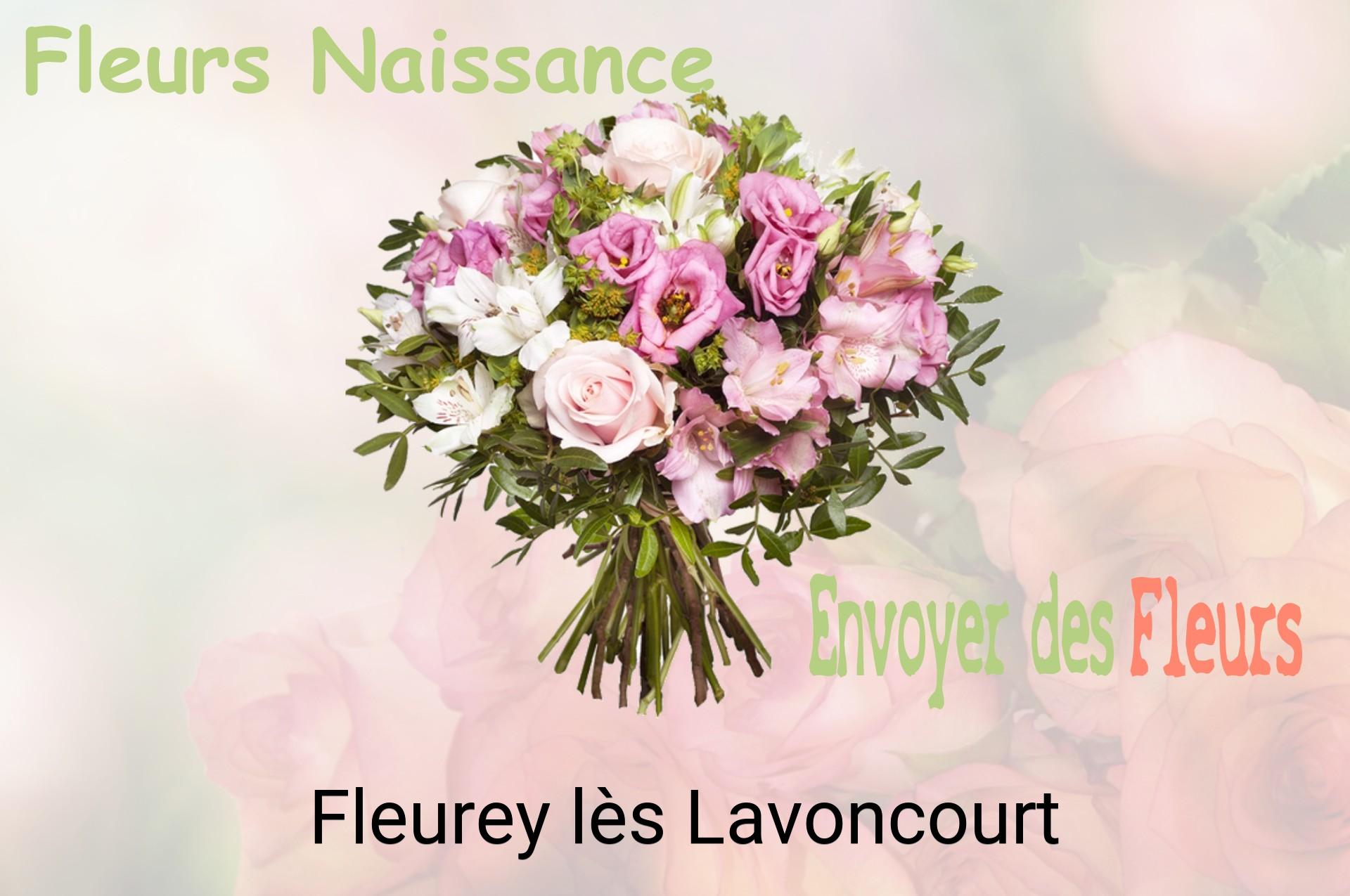 Bouquet de fleurs de naissance livré à Fleurey-lès-Lavoncourt