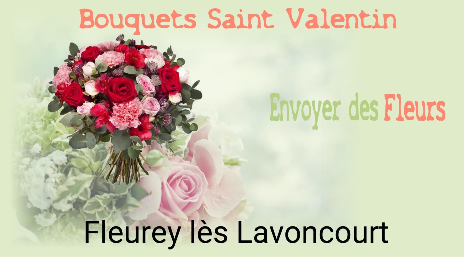 Roses de Saint-Valentin livrées à Fleurey-lès-Lavoncourt